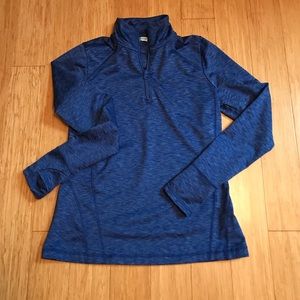 Lands’ End Sport - Women’s Quarter Zip Pullover, S